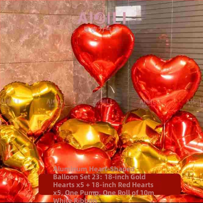 Set balónov z hliníkovej fólie s chvostovým tvarom, s vlastným logom – na narodeniny, svadbu a Valentín
