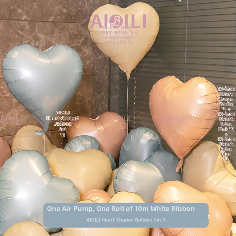 Set balónov z hliníkovej fólie s chvostovým tvarom, s vlastným logom – na narodeniny, svadbu a Valentín