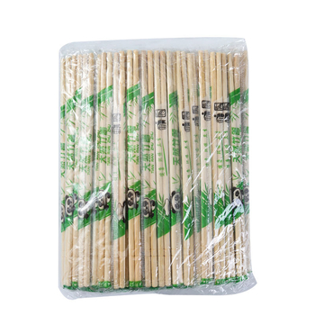 Jednorázové bambusové paličky pre reštaurácie, donášku a domáce použitie s potlačou loga — Produkt A28171