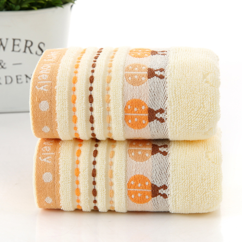 Detský bavlnený uterák na tvár, Jacquard, 32s, 50–80 g, vlastné vyšívanie