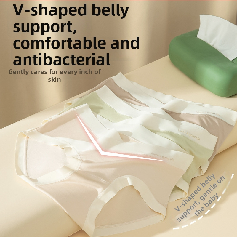 Tehotenské spodné prádlo, antibakteriálne, priedušné, nízky pás, materiál z regenerovanej celulózy