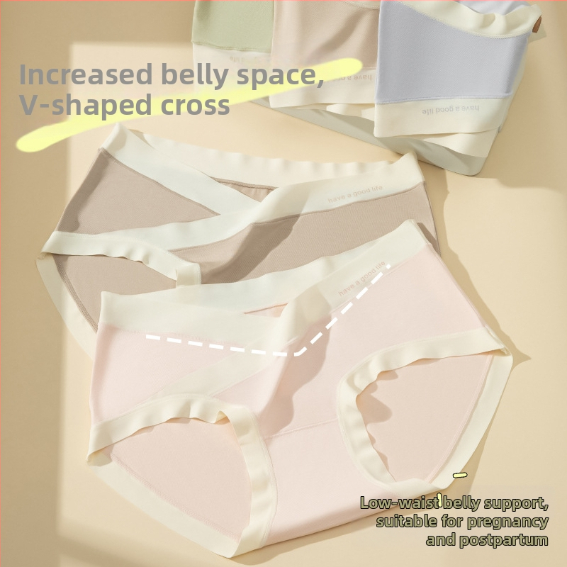Grūtnieču sieviešu apakšveļa, antibakteriāla, elpojoša, zems viduklis, regenētas celulozes šķiedras audums