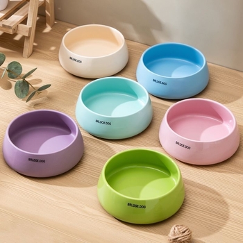 Керамична затворена котешка купа за храна с антиразливен дизайн и удебелена конструкция