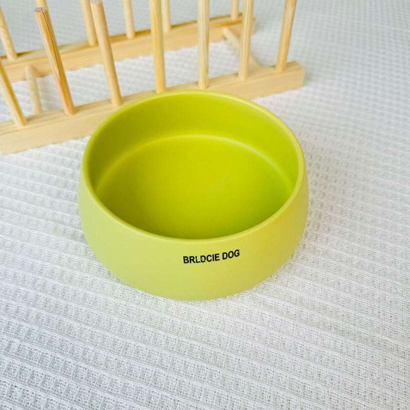 Керамична затворена котешка купа за храна с антиразливен дизайн и удебелена конструкция