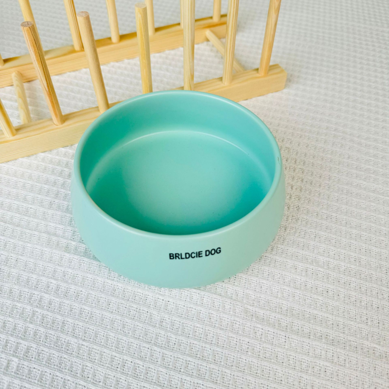 Керамична затворена котешка купа за храна с антиразливен дизайн и удебелена конструкция