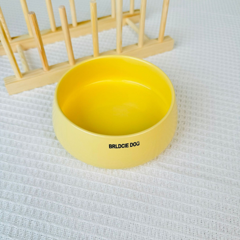 Керамична затворена котешка купа за храна с антиразливен дизайн и удебелена конструкция