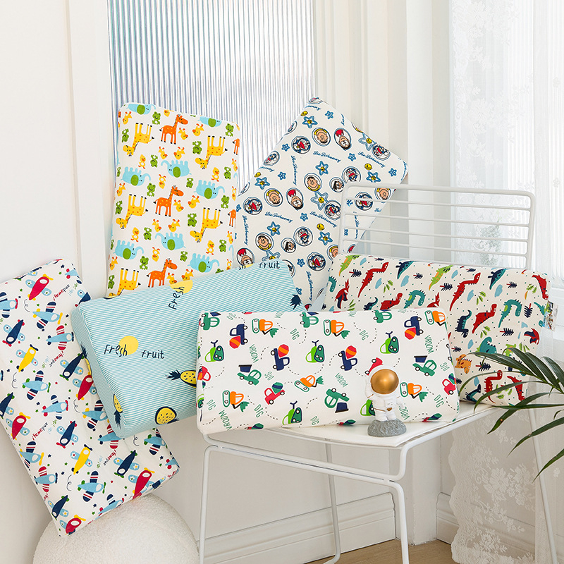 Obdĺžnikový latexový vankúš na krk s jadrom z čistého bavlneného vlákna, latexový obsah >90%, hmotnosť približne 0,5 kg