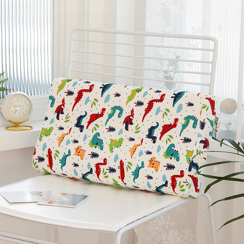 Obdĺžnikový latexový vankúš na krk s jadrom z čistého bavlneného vlákna, latexový obsah >90%, hmotnosť približne 0,5 kg