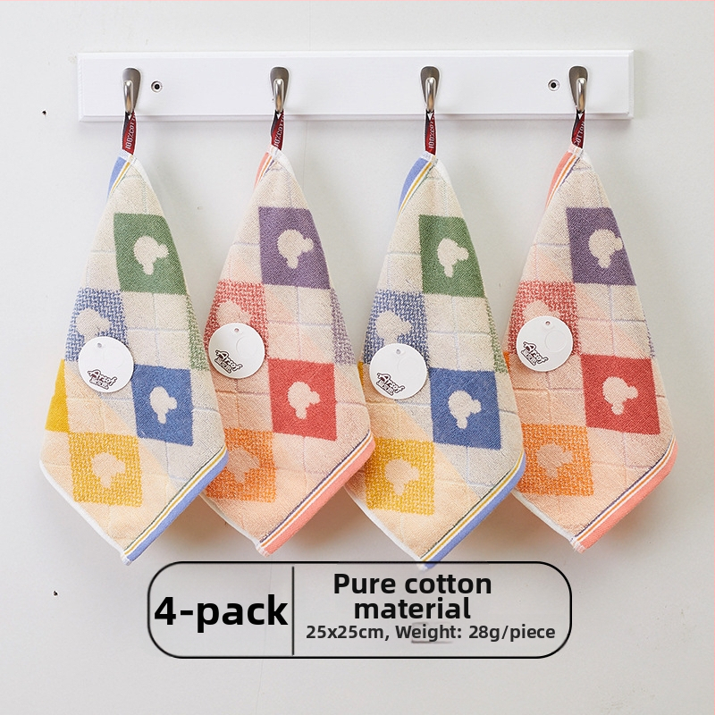 Detská štvorcová bavlnená utierka na tvár, mäkká a savá, 28 g, 32 vlákien, štvorcový uterák, možnosť personalizácie s logom.