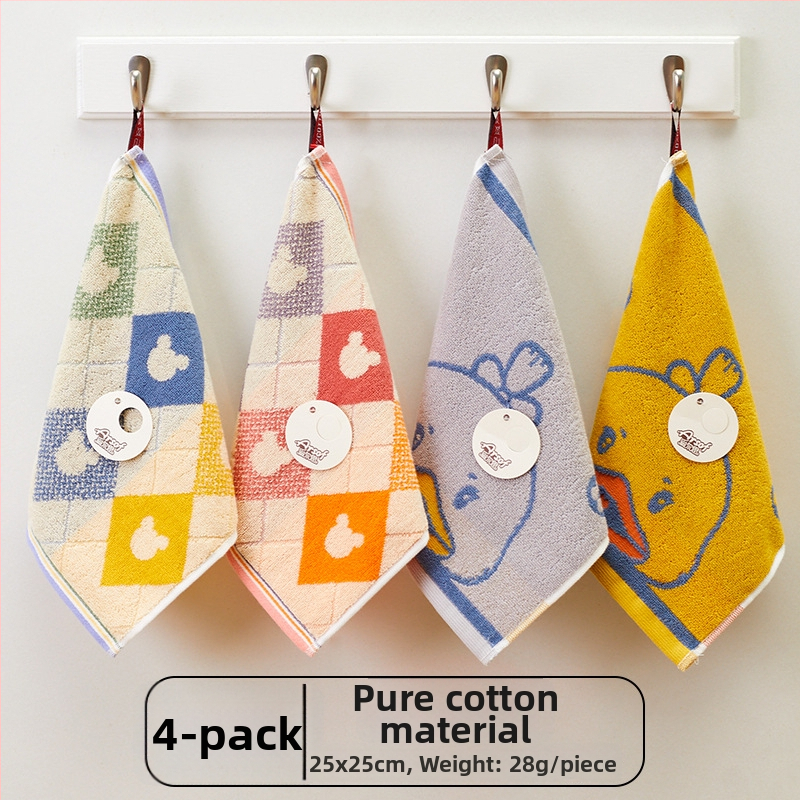 Detská štvorcová bavlnená utierka na tvár, mäkká a savá, 28 g, 32 vlákien, štvorcový uterák, možnosť personalizácie s logom.