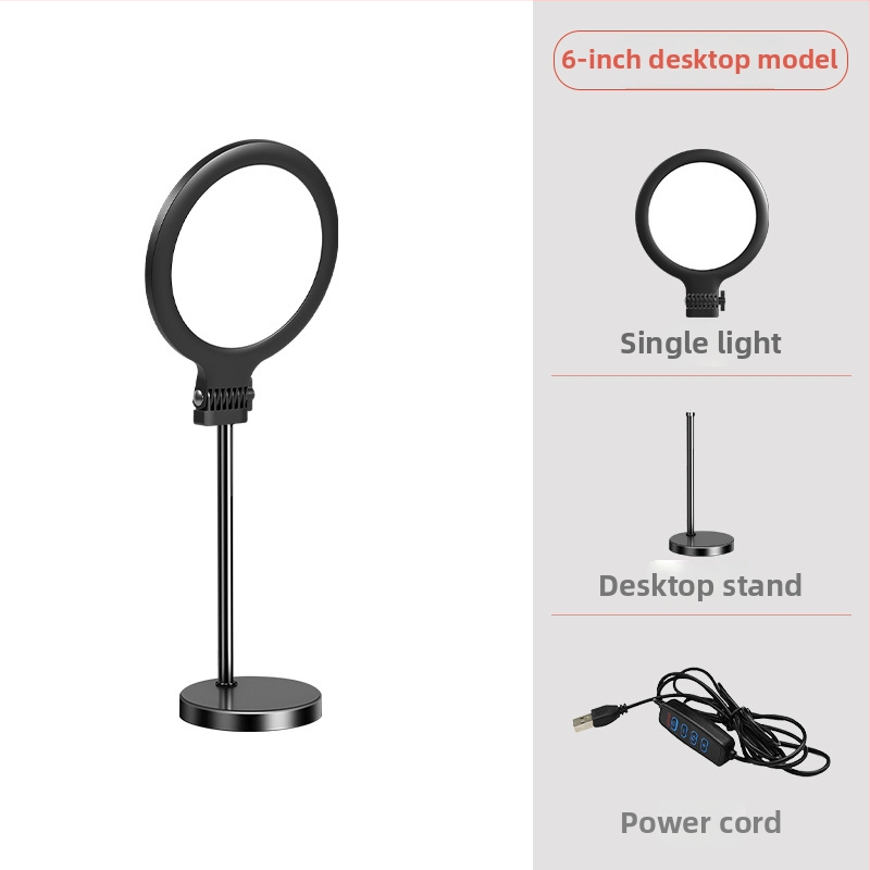 LED попълваща светлина за настолно стриймване, фотография и видеозаснемане – три температури на цветовете, 5V, под 10W, модел YM-Side Light Round Panel Light