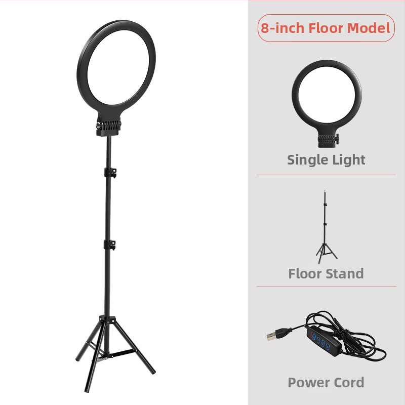 LED попълваща светлина за настолно стриймване, фотография и видеозаснемане – три температури на цветовете, 5V, под 10W, модел YM-Side Light Round Panel Light