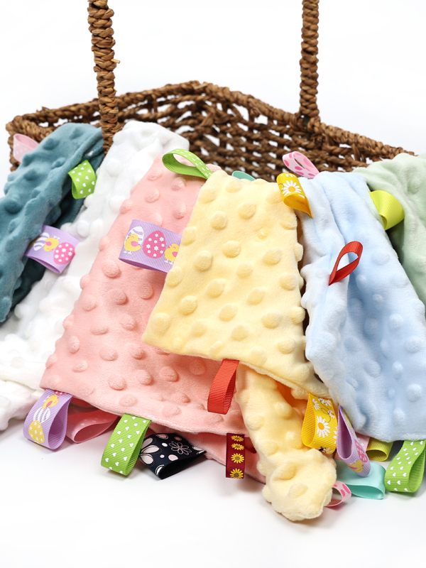 Small Tree House detský štvorcový šál na upokojenie, ultra hebký a savý, polyester-bavlna, pre dojčatá a malé deti