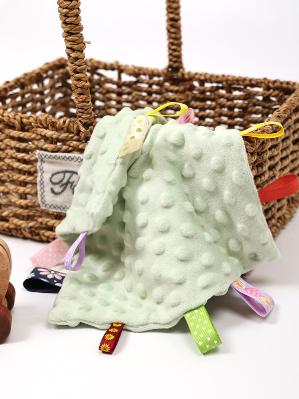 Small Tree House detský štvorcový šál na upokojenie, ultra hebký a savý, polyester-bavlna, pre dojčatá a malé deti