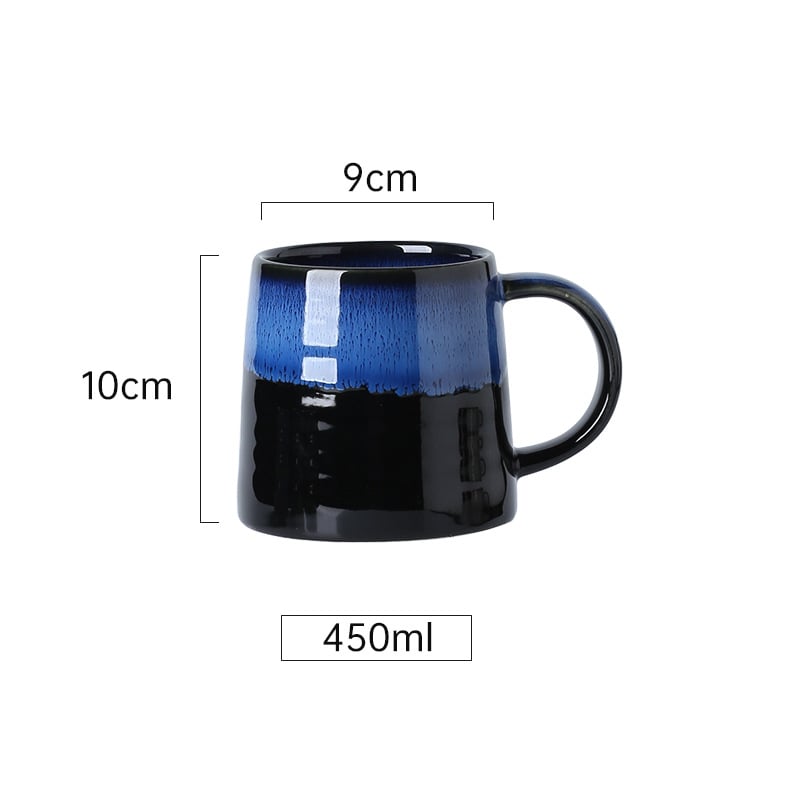 Κεραμικό φλυτζάνι, ρετρό στυλ, ανθεκτικό σε υψηλές θερμοκρασίες, κατάλληλο για φούρνο μικροκυμάτων, με εκτύπωση λογότυπου