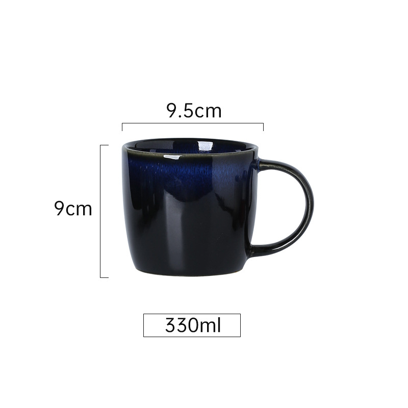 Κεραμικό φλυτζάνι, ρετρό στυλ, ανθεκτικό σε υψηλές θερμοκρασίες, κατάλληλο για φούρνο μικροκυμάτων, με εκτύπωση λογότυπου