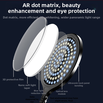 Светлина за запълване за лайв стрийминг Dayleer M18266, мощност до 10W, 220V