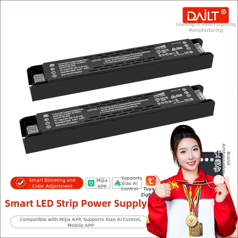 Inteligentný dvojfarebný LED pás s tlmením jasu a ladením farieb, napätie vstupu 24V, 120 LED/m, CRI 90, uhol lúča 120°