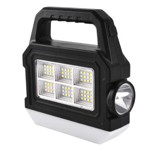 Solarna punjiva ručna radna svjetiljka s COB LED, 10W, 1800mAh, ručno generiranje energije