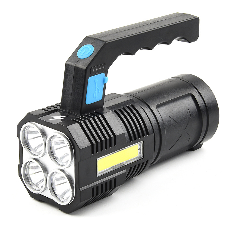 Solarna punjiva ručna radna svjetiljka s COB LED, 10W, 1800mAh, ručno generiranje energije