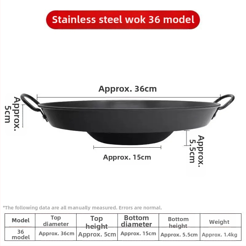 Wok z liatiny, odolný voči hrdzi, hĺbka 8 cm, dno s jedným plochým dnom, určený pre plynovú varnú dosku