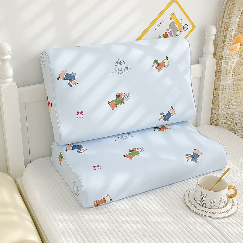 Detská latexová obliečka na vankúš | obdĺžnikový tvar, 90% prírodný latex, bavlnený materiál