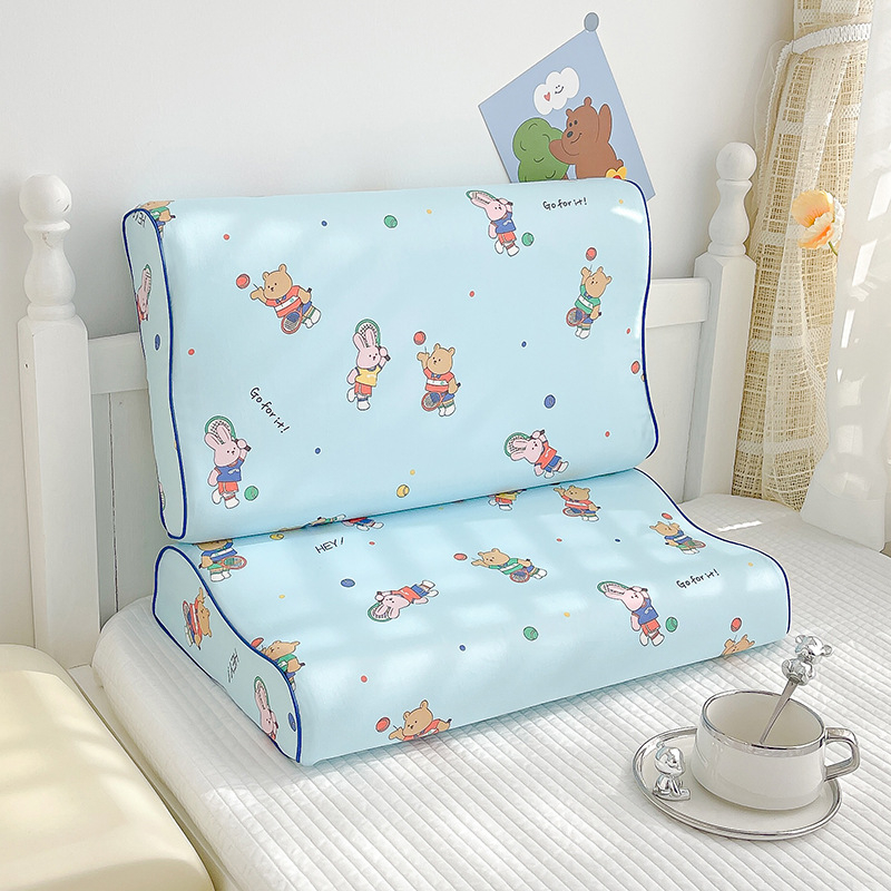 Detská latexová obliečka na vankúš | obdĺžnikový tvar, 90% prírodný latex, bavlnený materiál