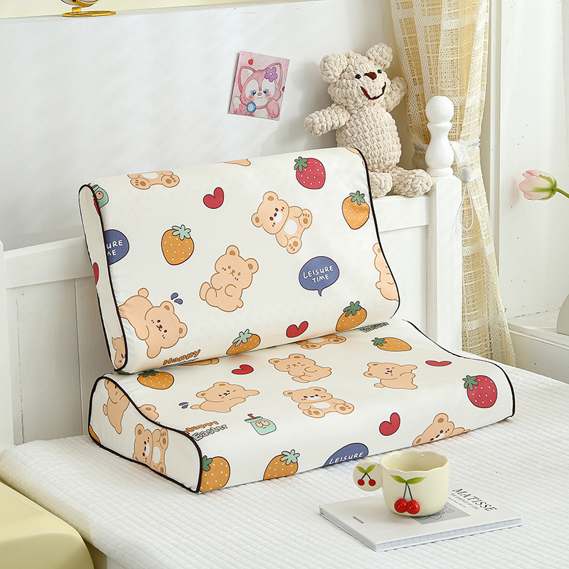 Detská latexová obliečka na vankúš | obdĺžnikový tvar, 90% prírodný latex, bavlnený materiál