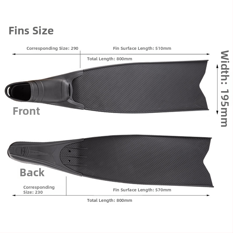 Фрий дайв финове – дълги карбонови финове за дълбоки гмуркания (Материал: консултирайте се с обслужването за клиенти; Марка: Yibanglong; Персонализация: Да; Частни марки: Не; Категория: Други)