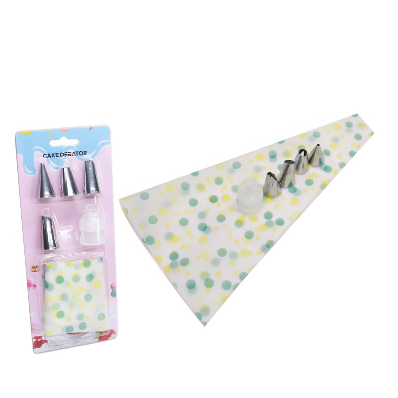 Sada konvertorov na zdobenie z nehrdzavejúcej ocele, 14 kusov, dekoratív set s PP komponentami na pečenie