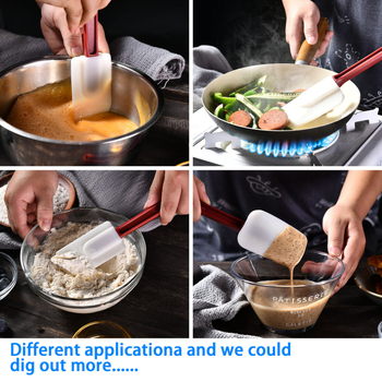 Kleidason 3-dielny silikonový set špachtiel s predĺženými rukoväťami na pečenie