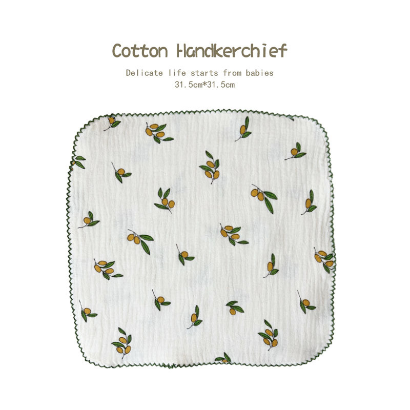 Ins Style Korejská detská mäkká štvorcová utierka – bavlna viac než 95%, unisex, absorbuje pot, pre deti 0–6 rokov