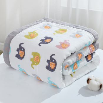 Detský gáza uterák do kúpeľa – hrubý na zimu, hmotnosť nad 500 g, priadza 40s, okrajové šitie, Jacquard, jednoduché tkanie, tlač loga, možnosť prispôsobenia