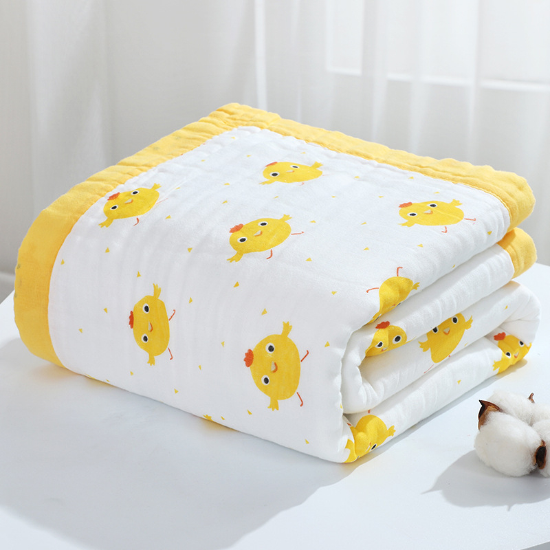 Detský gáza uterák do kúpeľa – hrubý na zimu, hmotnosť nad 500 g, priadza 40s, okrajové šitie, Jacquard, jednoduché tkanie, tlač loga, možnosť prispôsobenia