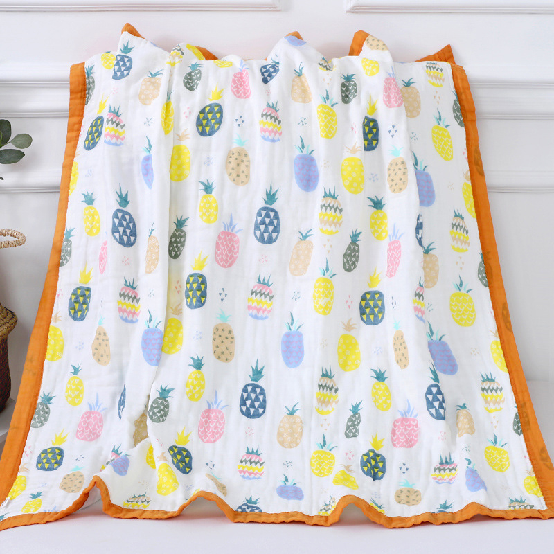 Detský gáza uterák do kúpeľa – hrubý na zimu, hmotnosť nad 500 g, priadza 40s, okrajové šitie, Jacquard, jednoduché tkanie, tlač loga, možnosť prispôsobenia