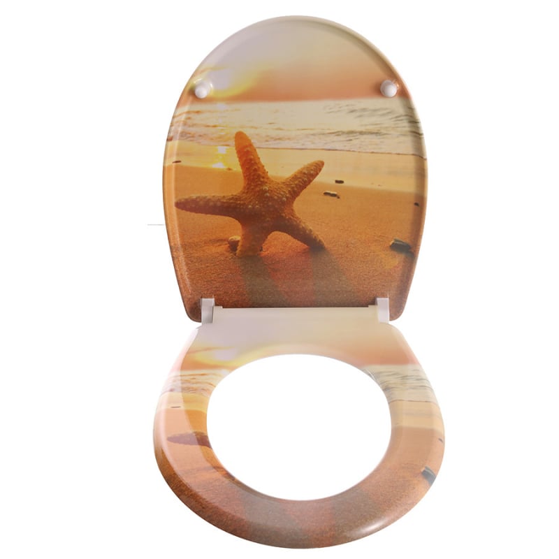 Toaletné sedadlo s mäkkou výstelkou, U-tvar, moderný minimalistický štýl, vzdialenosť dier 155 mm (nastaviteľná), vzorovaný povrch, model WD-819