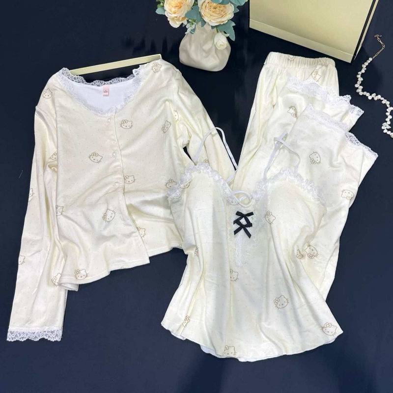 Noćni set za kućnu upotrebu – Island Velvet, debeo, 181–200 g/m², dugi rukavi