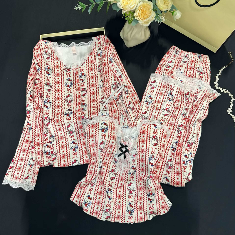 Noćni set za kućnu upotrebu – Island Velvet, debeo, 181–200 g/m², dugi rukavi