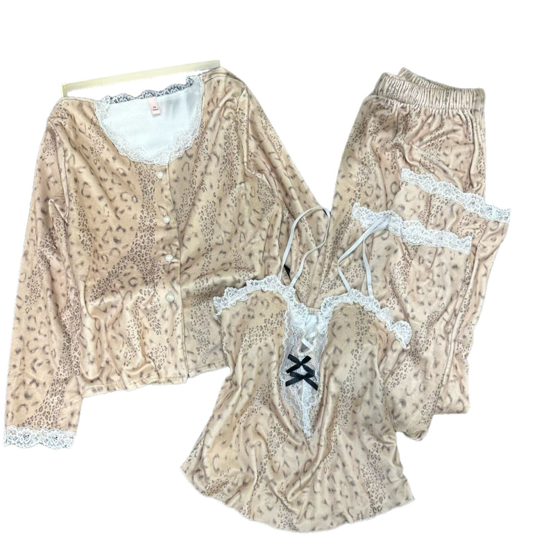 Noćni set za kućnu upotrebu – Island Velvet, debeo, 181–200 g/m², dugi rukavi