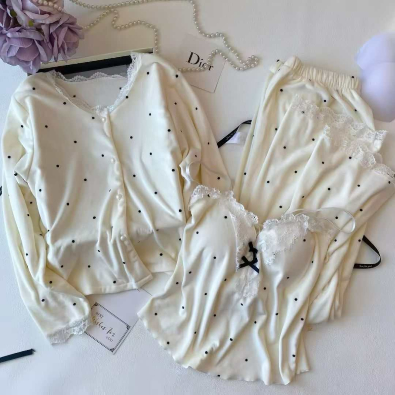 Noćni set za kućnu upotrebu – Island Velvet, debeo, 181–200 g/m², dugi rukavi