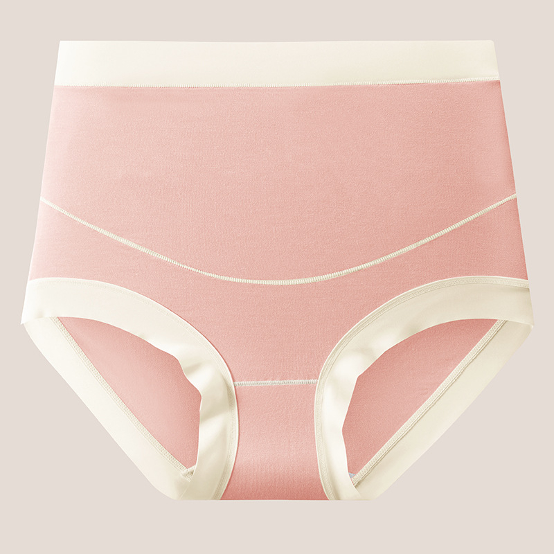 Tehotenské spodné prádlo z modalového a bavlneného materiálu, priedušné, antibakteriálne, vysoký pás pre podporu bruška, pre všetky štádiá tehotenstva, nositeľné počas celého roka