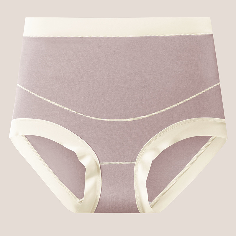 Tehotenské spodné prádlo z modalového a bavlneného materiálu, priedušné, antibakteriálne, vysoký pás pre podporu bruška, pre všetky štádiá tehotenstva, nositeľné počas celého roka