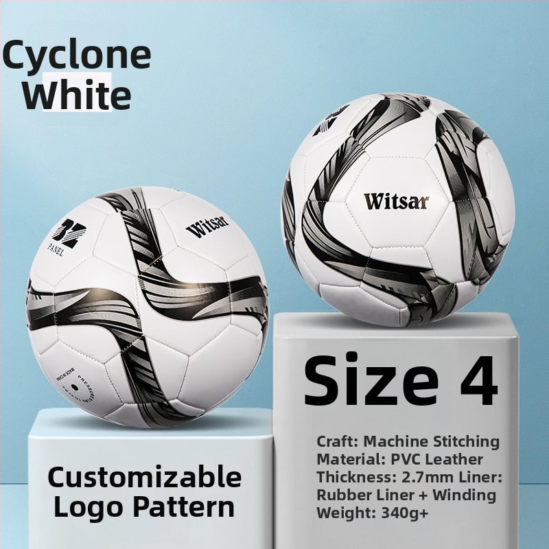 Тренировъчна футболна топка – PVC, машинна пришивка, № 3/4/5, подходяща за деца, марка witsar