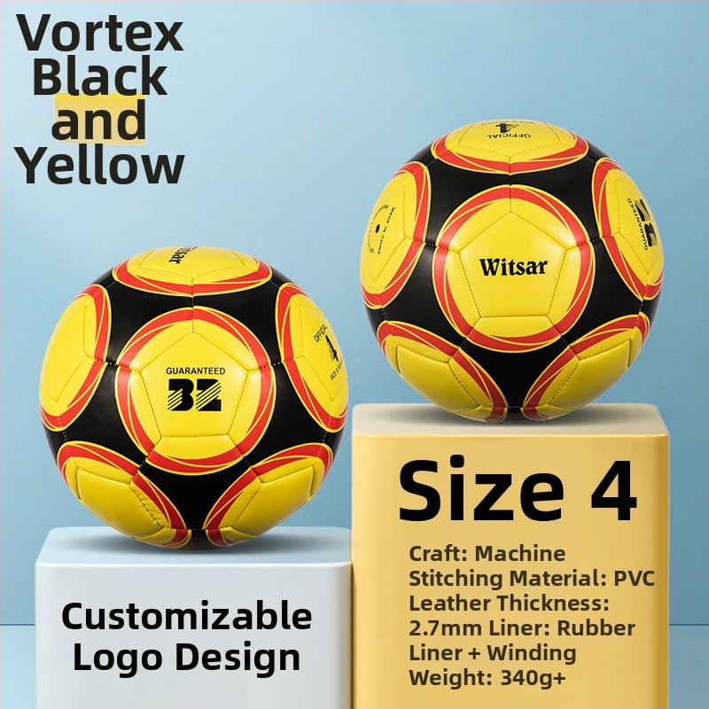 Тренировъчна футболна топка – PVC, машинна пришивка, № 3/4/5, подходяща за деца, марка witsar