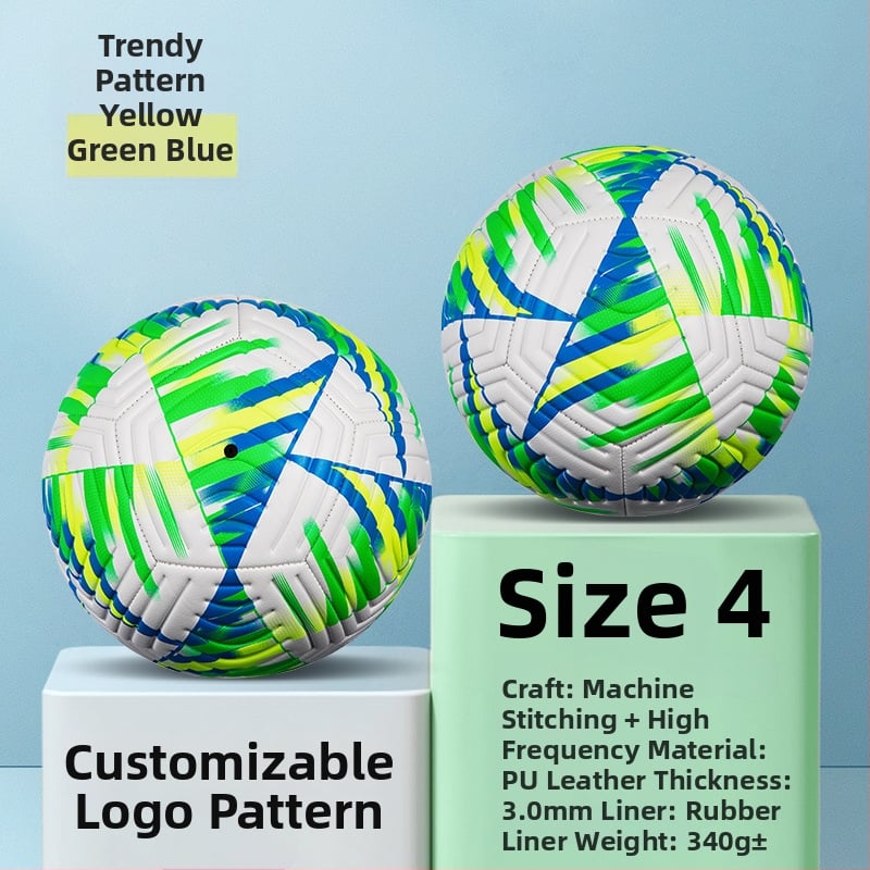 Тренировъчна футболна топка – PVC, машинна пришивка, № 3/4/5, подходяща за деца, марка witsar