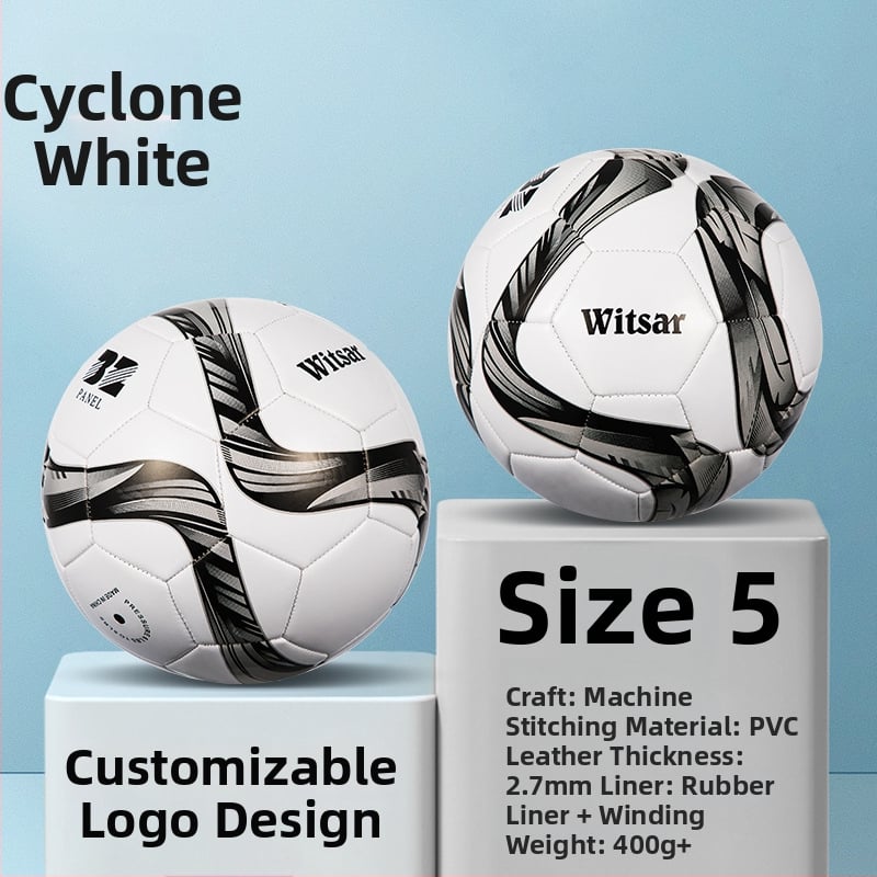 Тренировъчна футболна топка – PVC, машинна пришивка, № 3/4/5, подходяща за деца, марка witsar