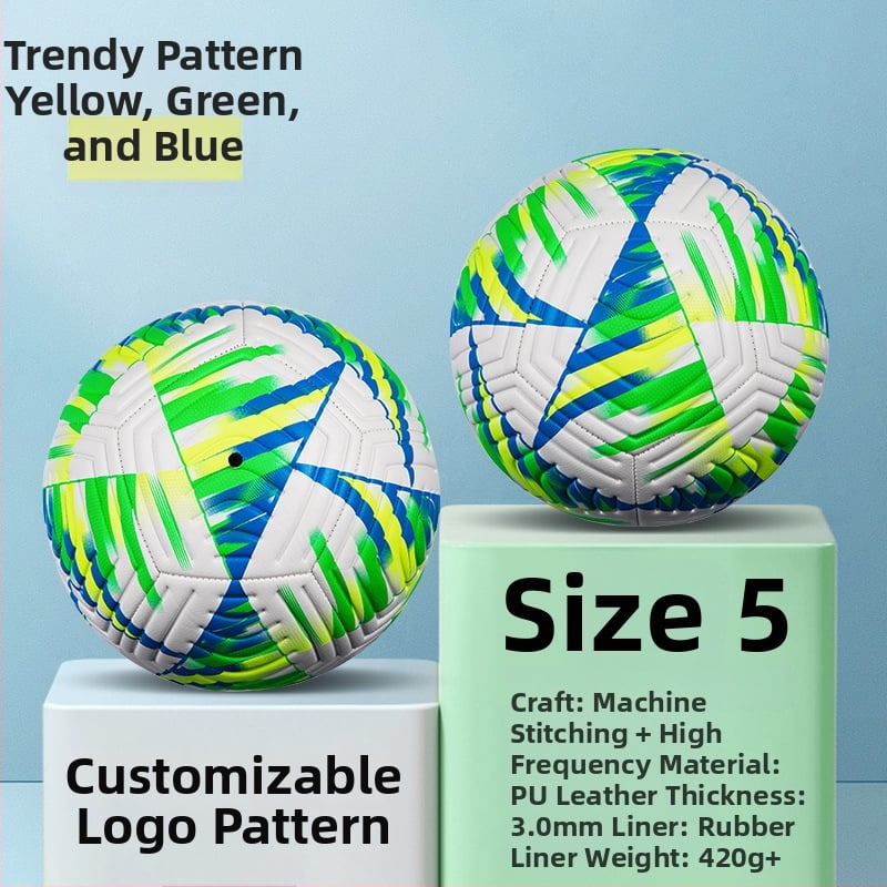 Тренировъчна футболна топка – PVC, машинна пришивка, № 3/4/5, подходяща за деца, марка witsar