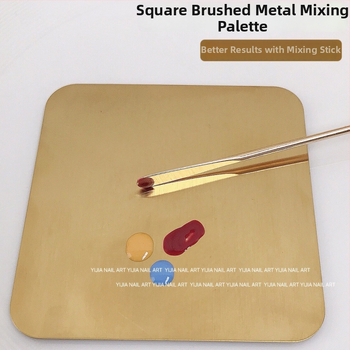 Manikúrny nástroj: paleta na miešanie gélu s kovovou miešacou tyčou, Lorossi, model Palette