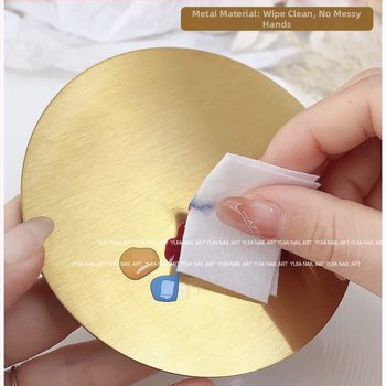 Manikúrny nástroj: paleta na miešanie gélu s kovovou miešacou tyčou, Lorossi, model Palette