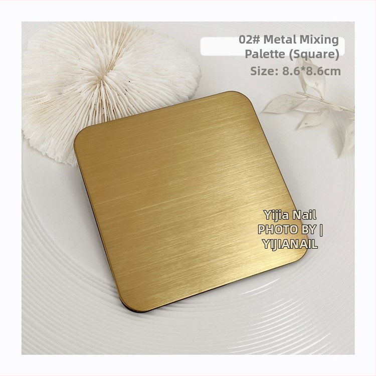 Manikúrny nástroj: paleta na miešanie gélu s kovovou miešacou tyčou, Lorossi, model Palette